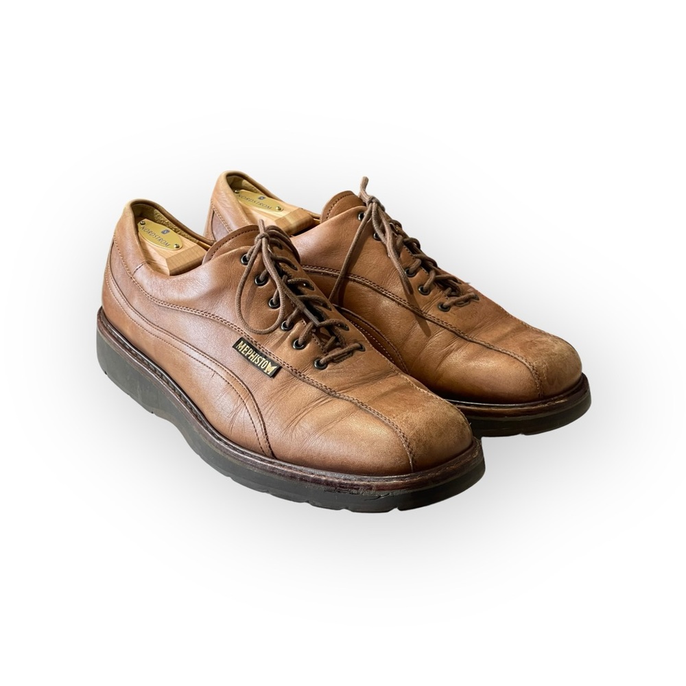 Mephisto ψ Abel Air Walk Goodyear Oxford Lace Up Shoes ψ Chestnut Leather ψ 9.5 - Picture 13 of 16